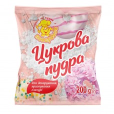 Цукрова пудра 200г16шт.ящ. ТМ  "Монік"